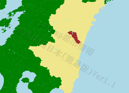 木城町の位置を示す地図