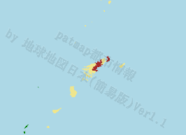 奄美市の位置を示す地図