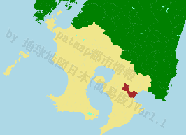 大崎町の位置を示す地図