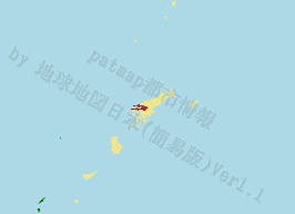 宇検村の位置を示す地図