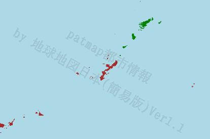 沖縄県の位置を示す地図