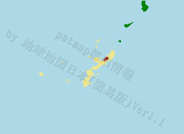 大宜味村の位置を示す地図