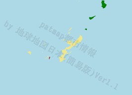 渡嘉敷村の位置を示す地図